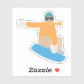 Snowboarder Sticker (Vel)