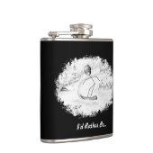 Snowboarder Stickman Flask Heupfles (Rechts)