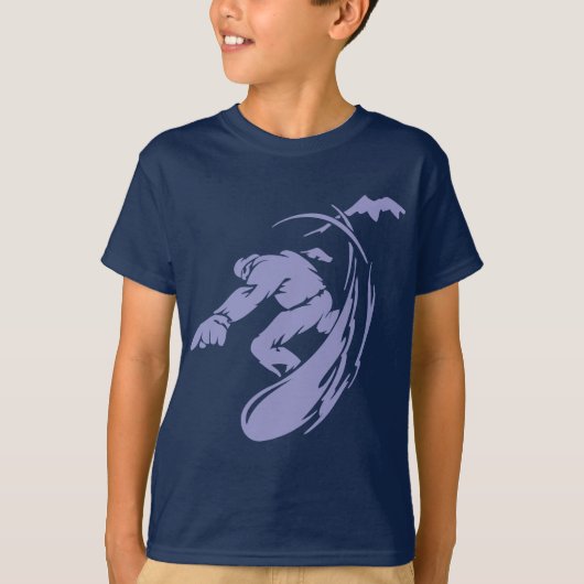 Snowboarder T-shirt (Voorkant)