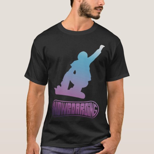 Snowboarder T-shirt (Voorkant)