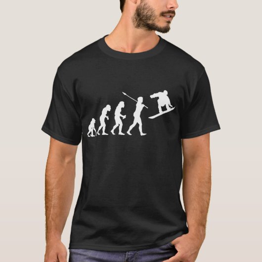 Snowboarder T-shirt (Voorkant)