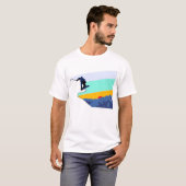 Snowboarder T-shirt (Voorkant volledig)