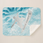 Snowboarder Throw Blanket (Voorkant (horizontaal))