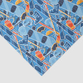 Snowboarder Tissuepapier (Detail)