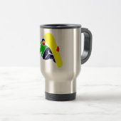 Snowboarder Travel Mug Reisbeker (Voorkant rechts)
