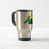 Snowboarder Travel Mug Reisbeker (Voorkant links)