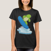 Snowboarder Turtle T-shirt (Voorkant)