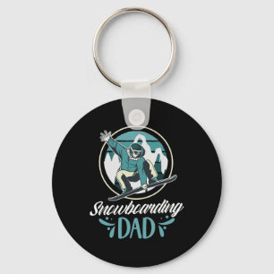 Snowboarder vader Snowboarder vader Snowboarder va Sleutelhanger