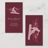 snowboarder visitekaartje (Voorkant / Achterkant)