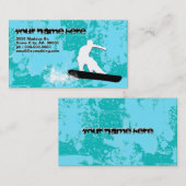 snowboarder visitekaartje (Voorkant / Achterkant)