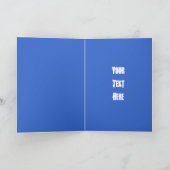 Snowboarder Wenskaart Sjabloon (Binnen)