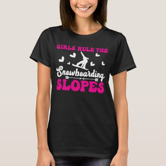 Snowboarder Winter H T-shirt (Voorkant)