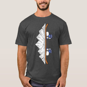 Snowboarder Winter Snowboard Boots Mountains Snowb T-shirt