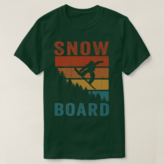 Snowboarder Winter Sport Snowboard Snowboarding T-shirt (Design voorkant)