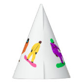 Snowboarders Feesthoedjes (Achterkant)