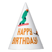 Snowboarders Feesthoedjes (Voorkant)