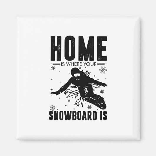 Snowboarders Magneet (Voorkant)