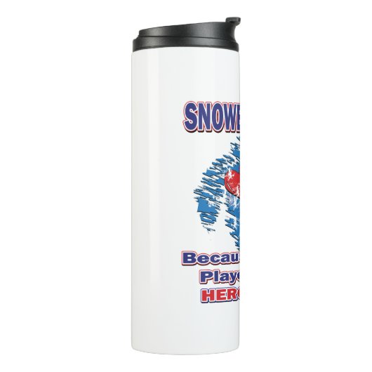 Snowboarders-Omdat-Pro-Koel-Spelers-behoefte-Heros Thermosbeker (Gedraaid links)