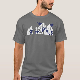 Snowboarders Snowboarden Snowboard Laat het sneeuw T-shirt