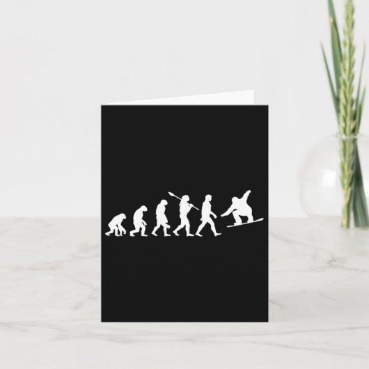 Snowboardevolutie Kaart (Voorkant)
