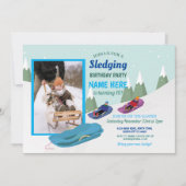 Snowboardfoto van springplank kaart (Voorkant)