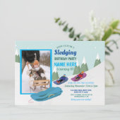 Snowboardfoto van springplank kaart (Staand voorkant)