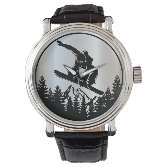 snowboardhorloge horloge (Voorkant)