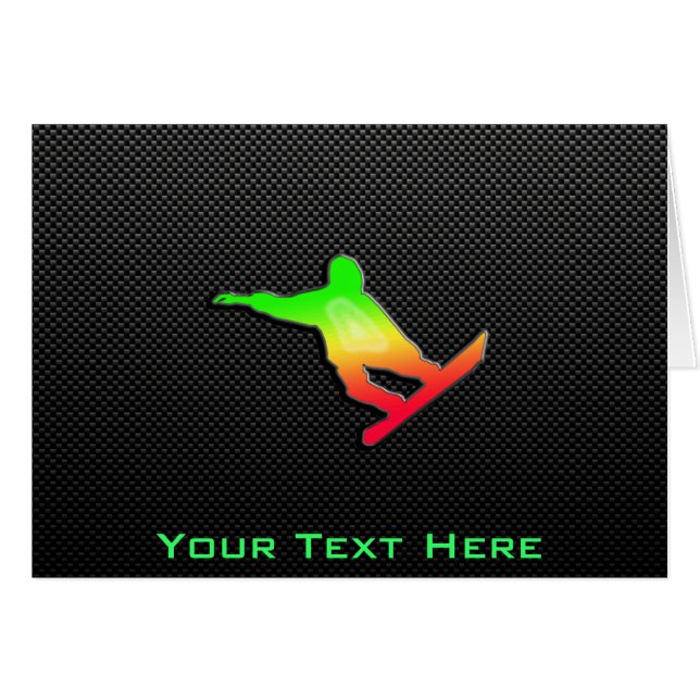 Snowboarding (Voorkant Horizontaal)