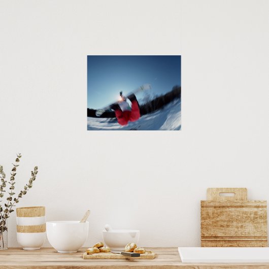 Snowboarding 12 poster (Keuken)