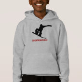 SNOWBOARDING! #2 Kind Hoodie (Voorkant)