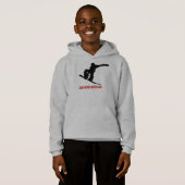 SNOWBOARDING! #2 Kind Hoodie (Voorkant volledig)