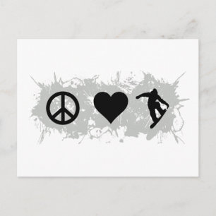 Snowboarding 3 briefkaart