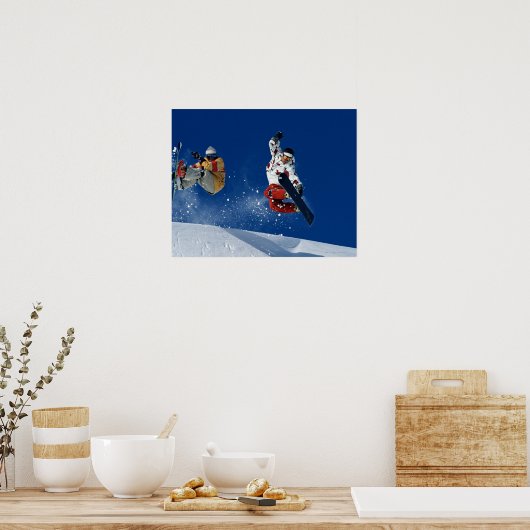 Snowboarding 8 poster (Keuken)
