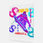 SNOWBOARDING ACRYL BORD (Hoek)