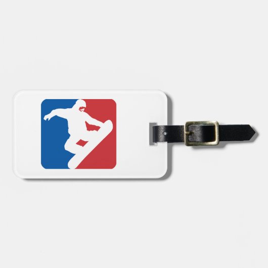 Snowboarding All Star Bagagelabel (Voorkant horizontaal)