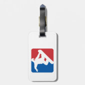 Snowboarding All Star Bagagelabel (Achterkant verticaal)