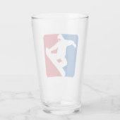 Snowboarding All Star Glas (Achterkant)