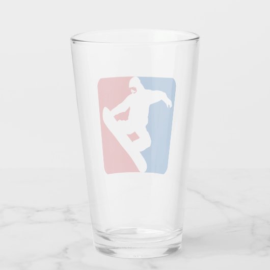 Snowboarding All Star Glas (Achterkant)