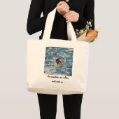 Snowboarding Bag Grote Tote Bag (Voorkant (product))