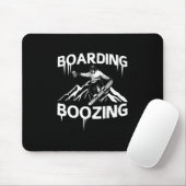 Snowboarding Boozing Muismat (Met muis)