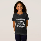 Snowboarding Boozing T-shirt (Voorkant volledig)