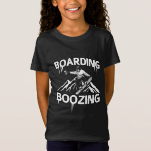 Snowboarding Boozing T-shirt