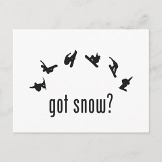 Snowboarding Briefkaart