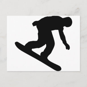 Snowboarding Briefkaart