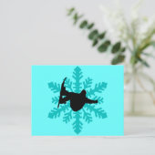 Snowboarding Briefkaart (Staand voorkant)