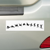 Snowboarding Bumpersticker (Op auto)