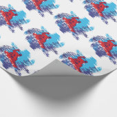 Snowboarding Cadeaupapier (Hoek)