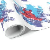 Snowboarding Cadeaupapier (Rol Hoek)