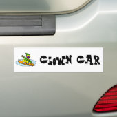 Snowboarding Clown Bumpersticker (Op auto)