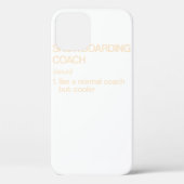 Snowboarding Coach Definition Funny Snowboarder Case-Mate iPhone Case (Achterkant)